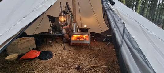 NORTENT teltovn i rustfri stål