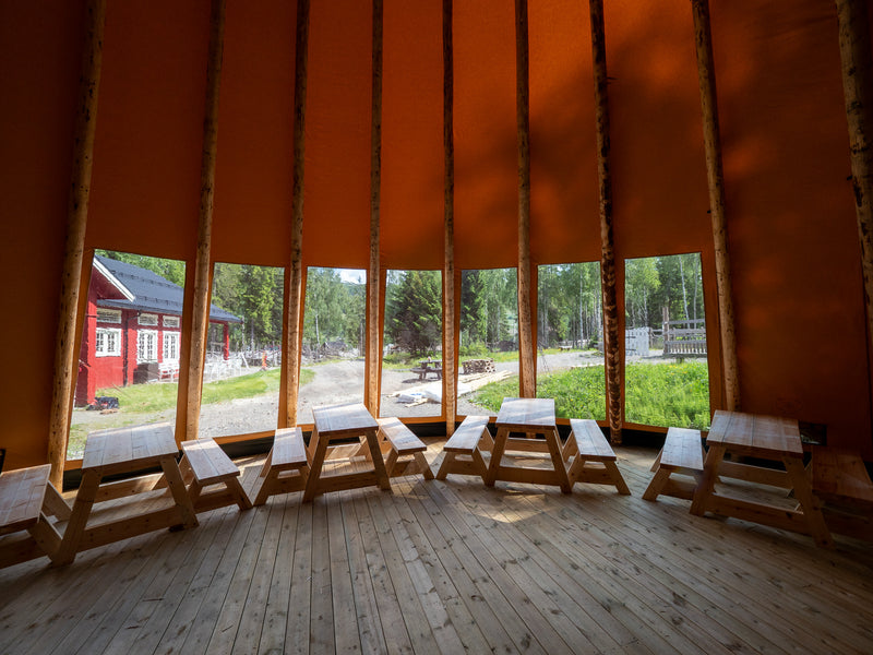 Last inn bildet i gallerivisningen, Panorama Venor Storlavvo 100 - komplett med duk og stenger
